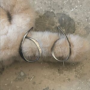 Elegant Silver Teardrop Earrings